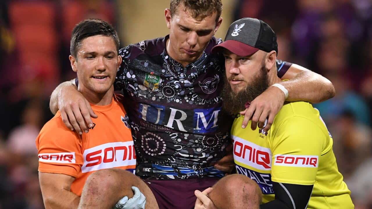 Manly fullback Tom Trbojevic