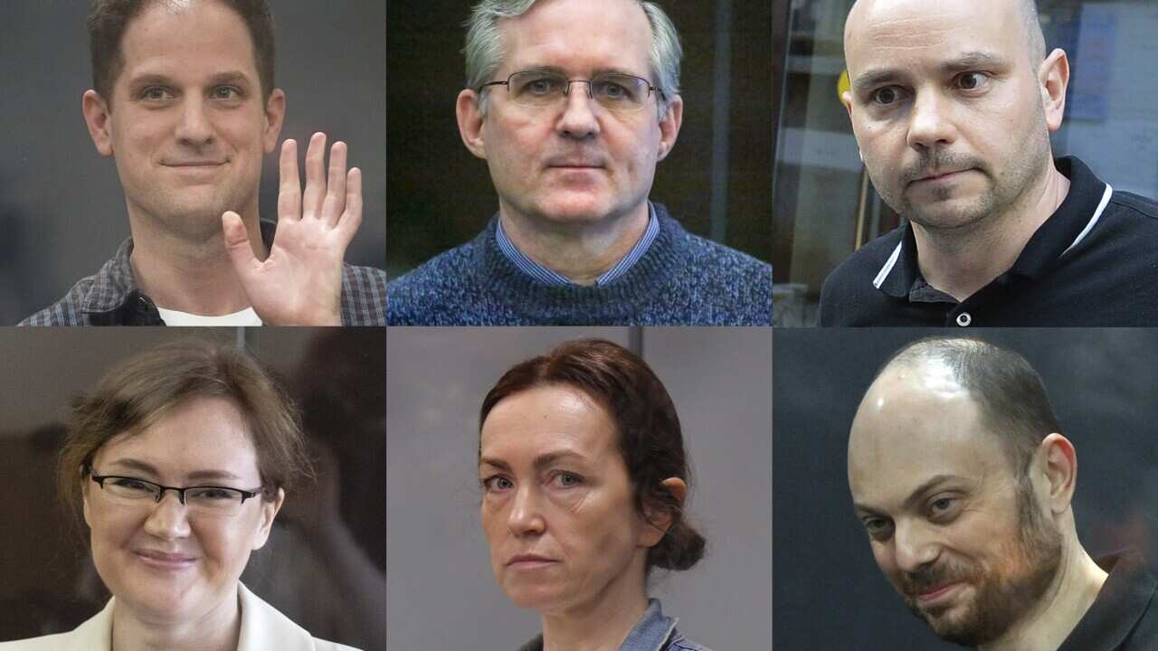 A composite image with photos of four men and two women.