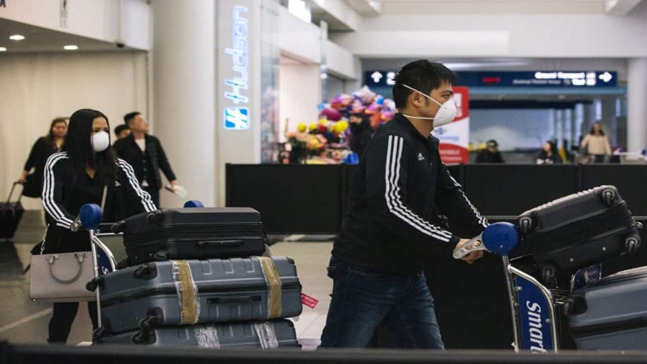 There are five confirmed cases in Australia, four in NSW and one in Victoria. None of the cases are fatal.