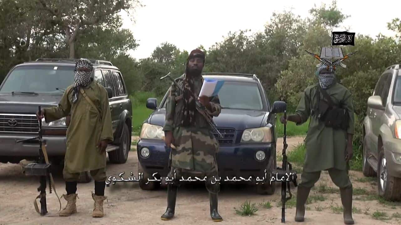 Abubakar Shekau in Boko Haram video