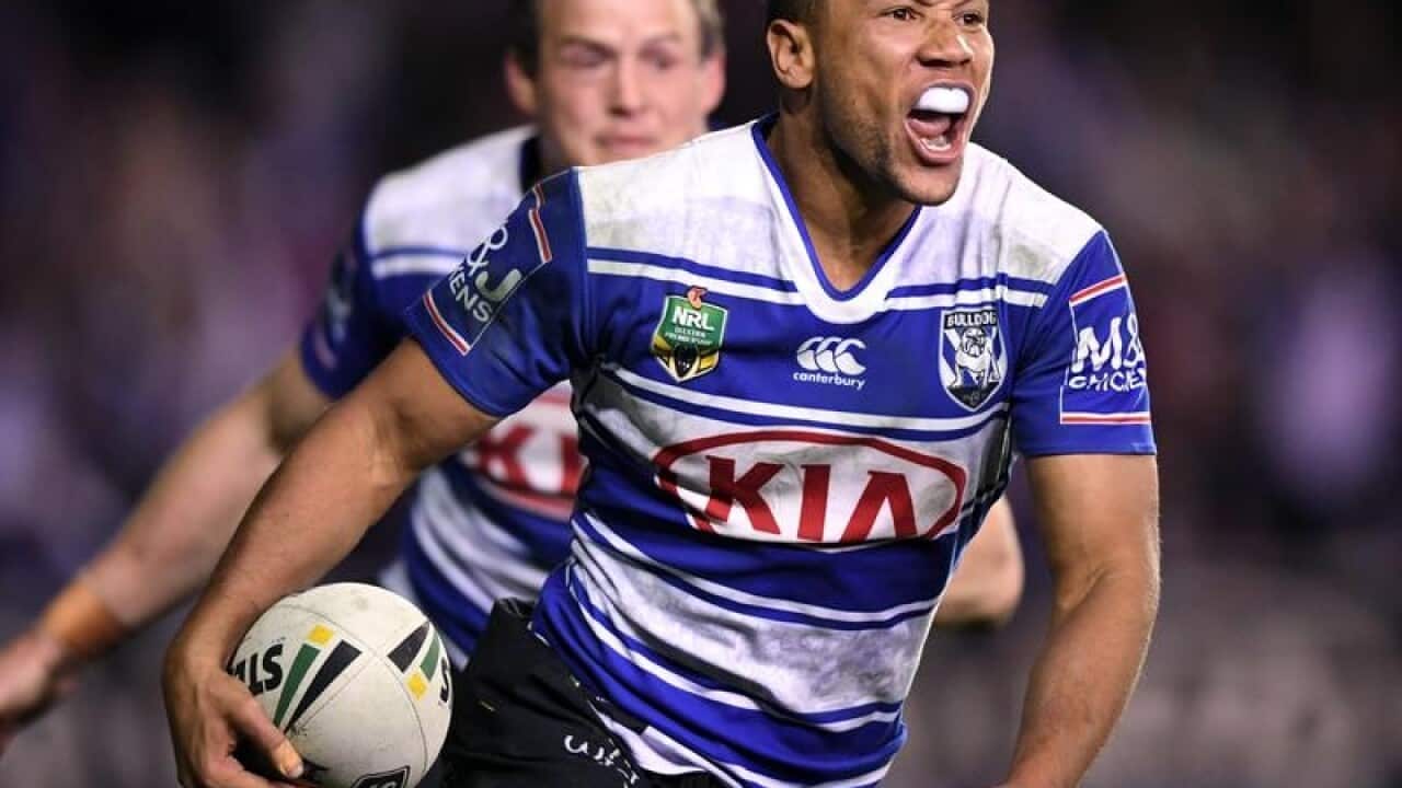 Canterbury-Bankstown Bulldogs player Moses Mbye