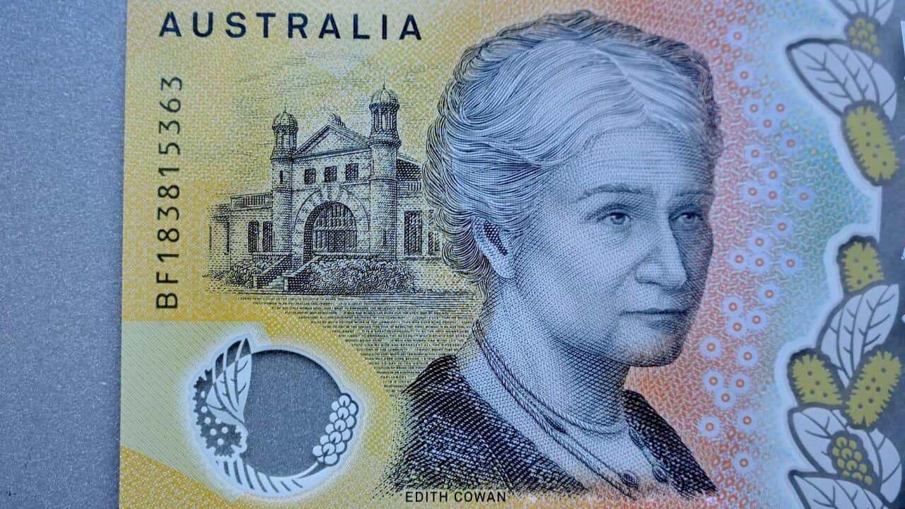 The first woman to be elected to an Australian Parliament, Edith Cowan, appears on the $50 note