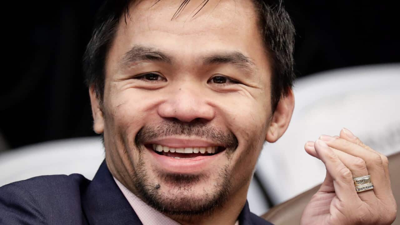 Filipino Senator and boxing icon Manny 'Pacman' Pacquiao