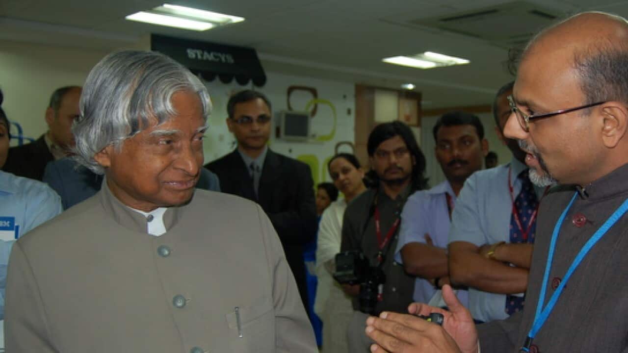 Amit Nanavati with former President of India APJ Abdul Kalam