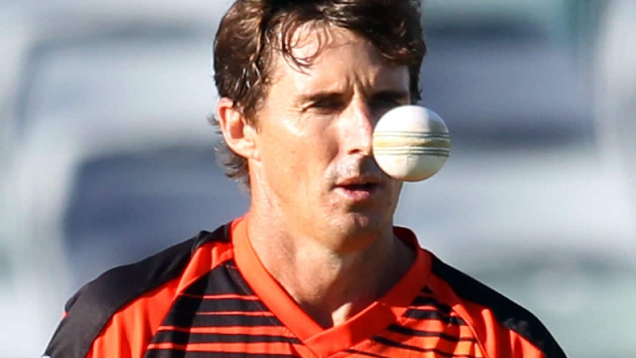 Perth Scorchers spinner Brad Hogg