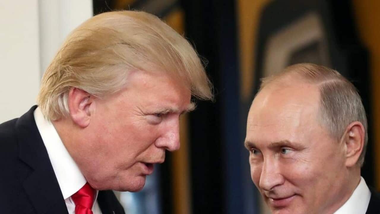 Vladimir Putin and Donald Trump spoke briefly at APEC.