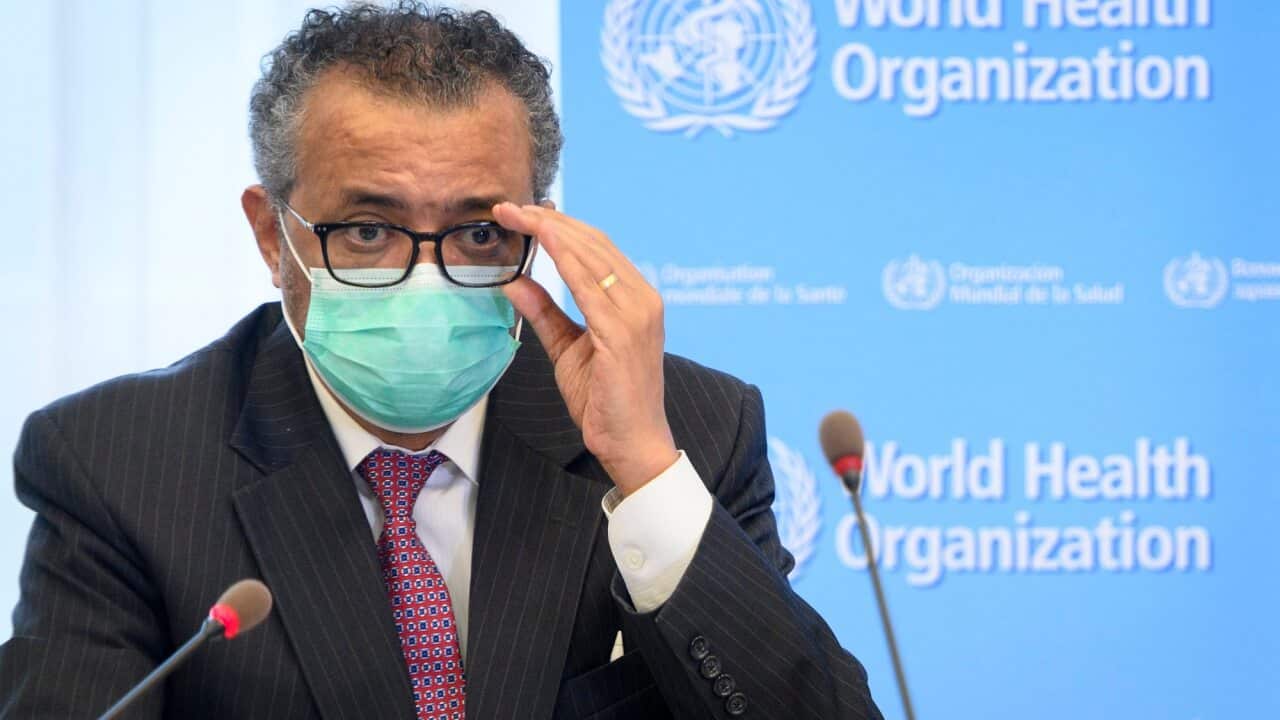 Director General of the World Health Organization, Tedros Adhanom Ghebreyesus,