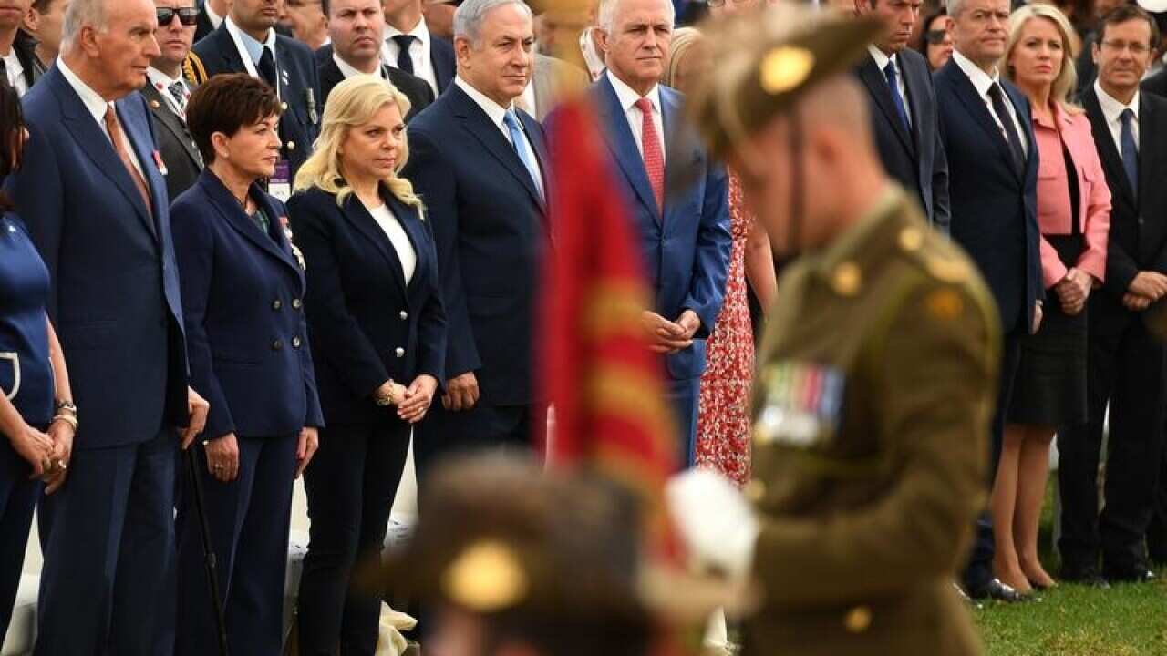 Prime Minister Malcolm Turnbull at the ceremony.