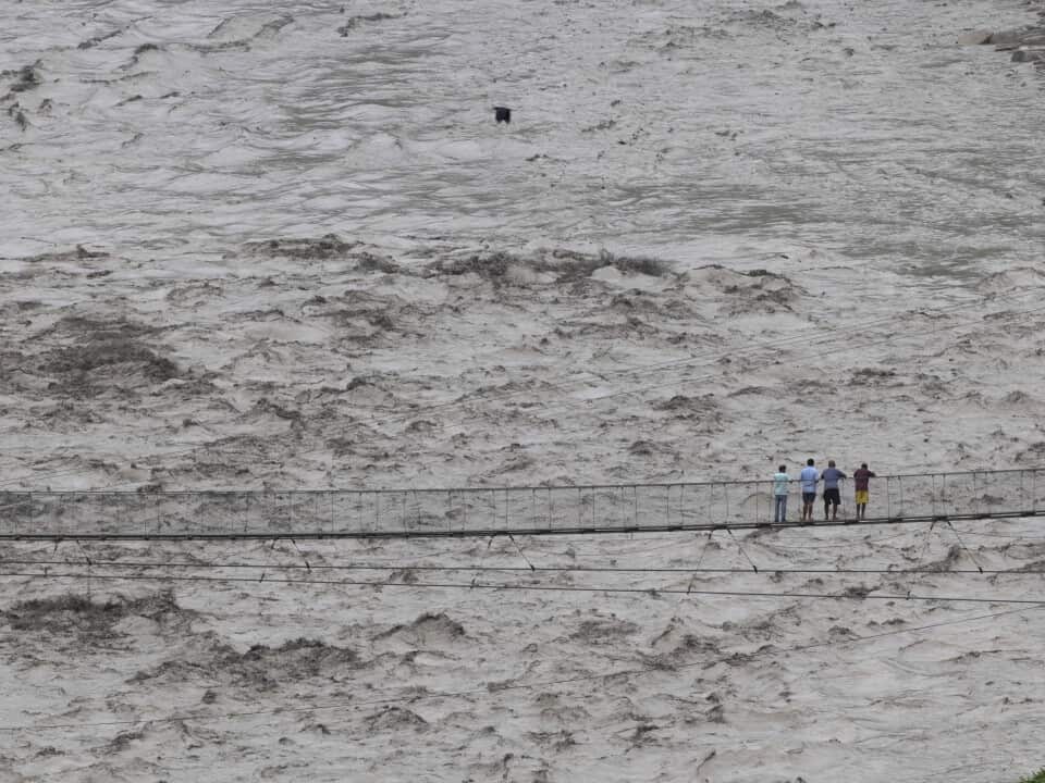 Residents evacuate riverbank areas in aftermath of deadly Nepal-Tibet flash floods