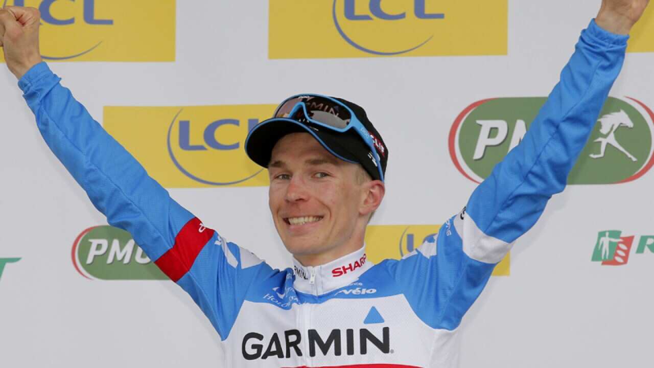 Tom Jelte Slacter of Netherlands wins the seven leg of the Paris-Nice