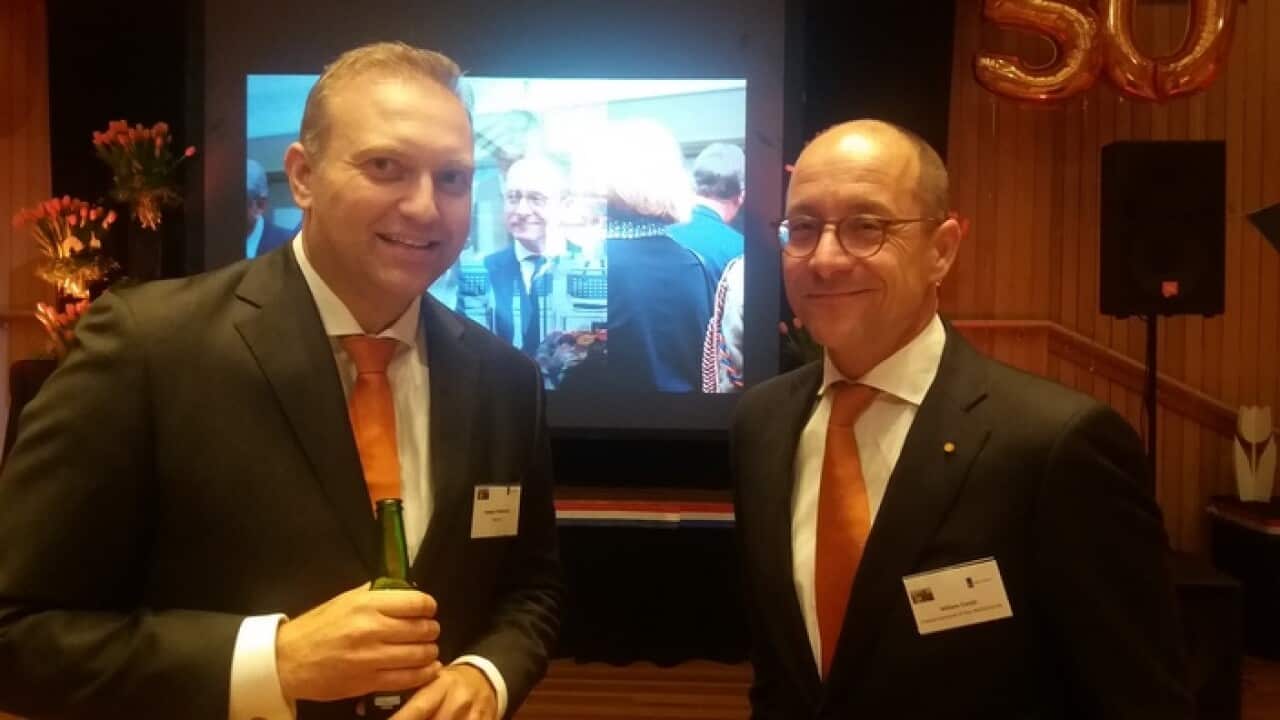 On the right Willem Cosijn