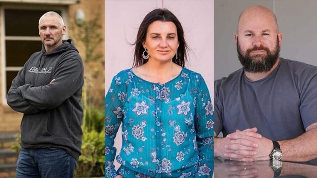 Spida Everett, Jacqui Lambie, and Steve