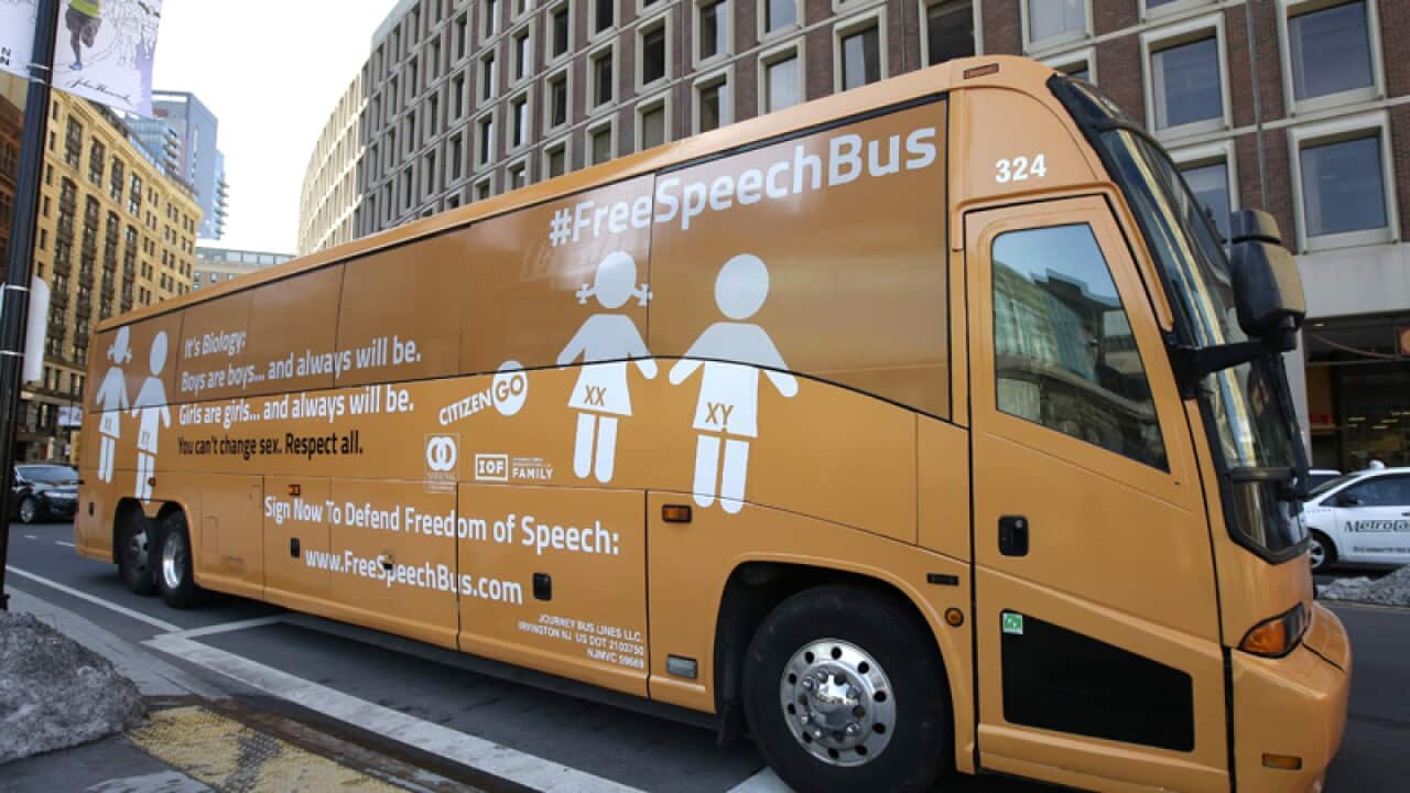 The "Free Speech Bus,"