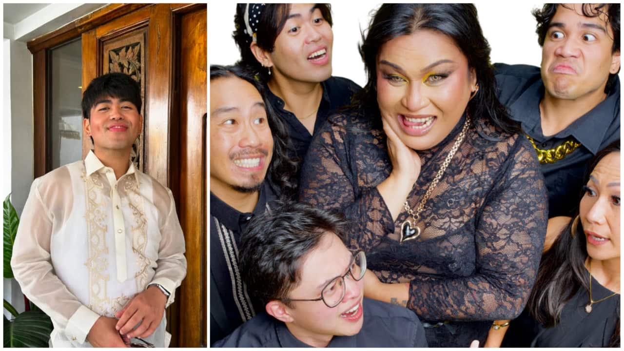 Ayril Borce is one of the cast of the stage production Mr BIG aka Tatay, A Transwoman and That Tiring Tune! in Melbourne.