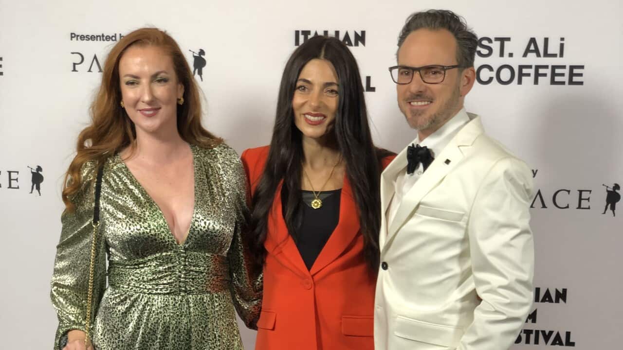 From left: Elysia Zeccola, Silvia Colloca and Benjamin Zeccola