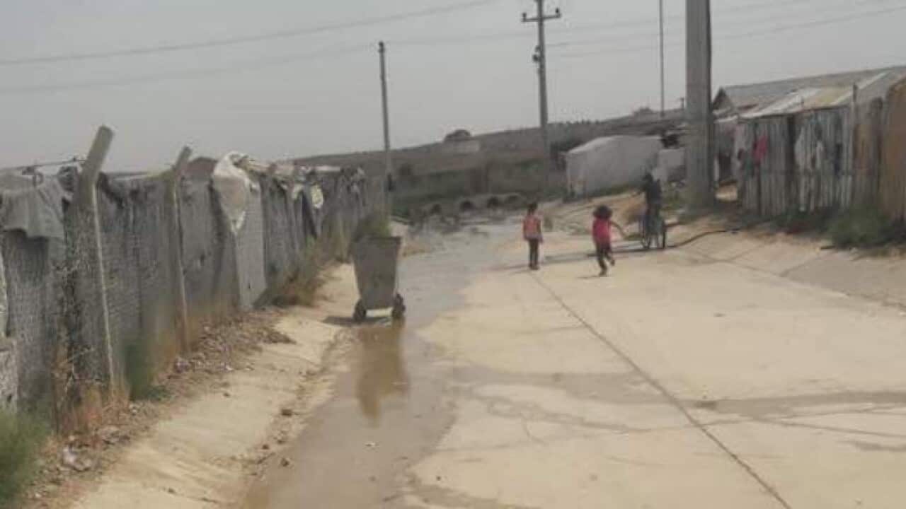 Yezidi refugee camp in Diyarbakir, Turkey