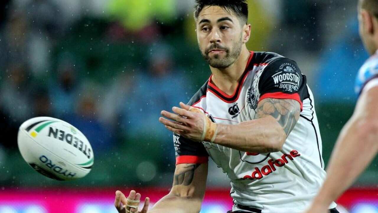 NZ Warriors halfback Shaun Johnson