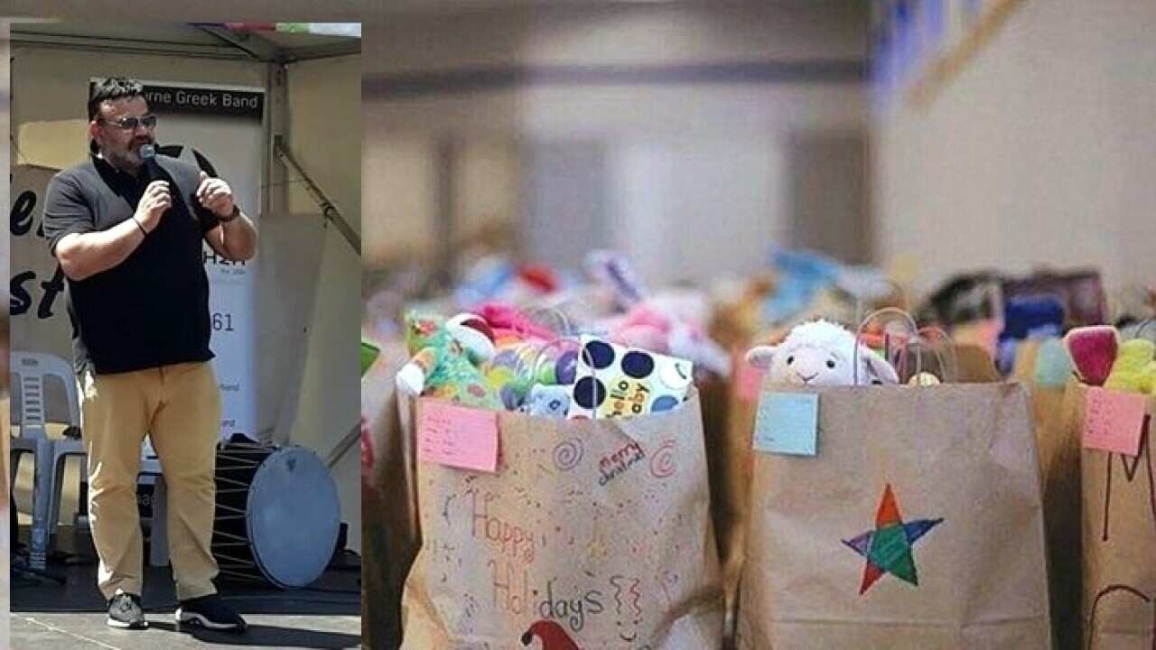 The coordinator of the Greek Welfare Centre of the Archidiocese of Australia, Yiannis Pilalidis.