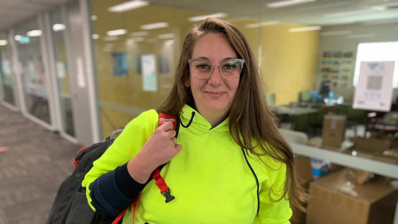 Electrical apprentice Miriam Sowter