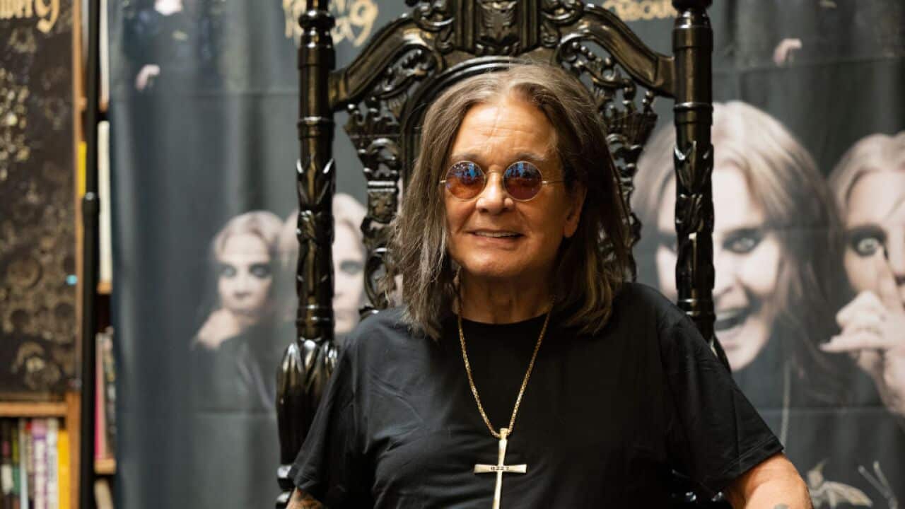 Ozzy Osbourne Signs Copies Of His Album "Patient Number 9"