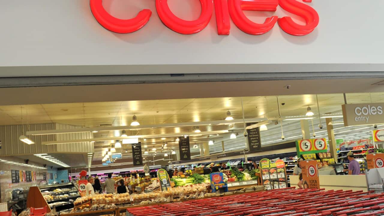 Coles supermarket.