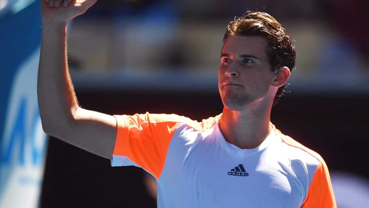Dominic Thiem of Austria