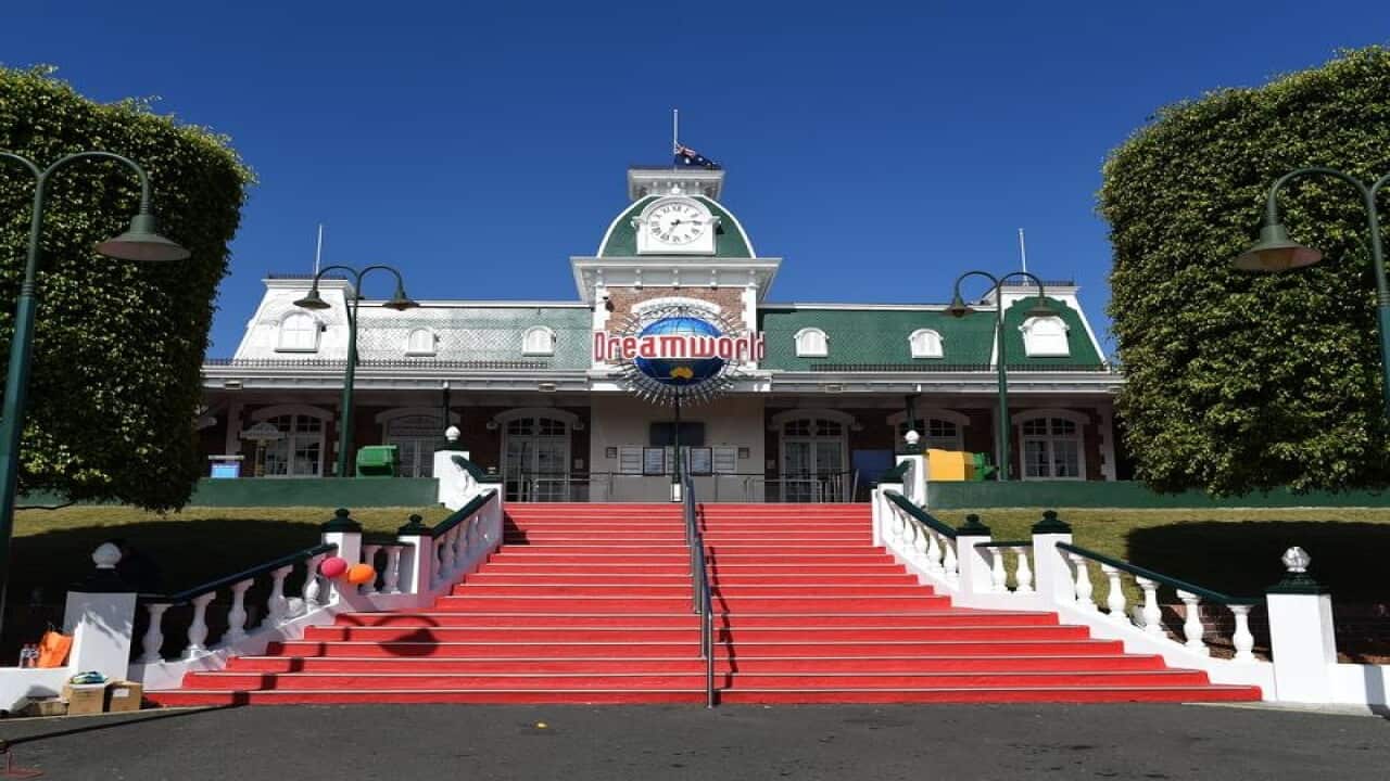 entrance to the Dreamworld Theme Park