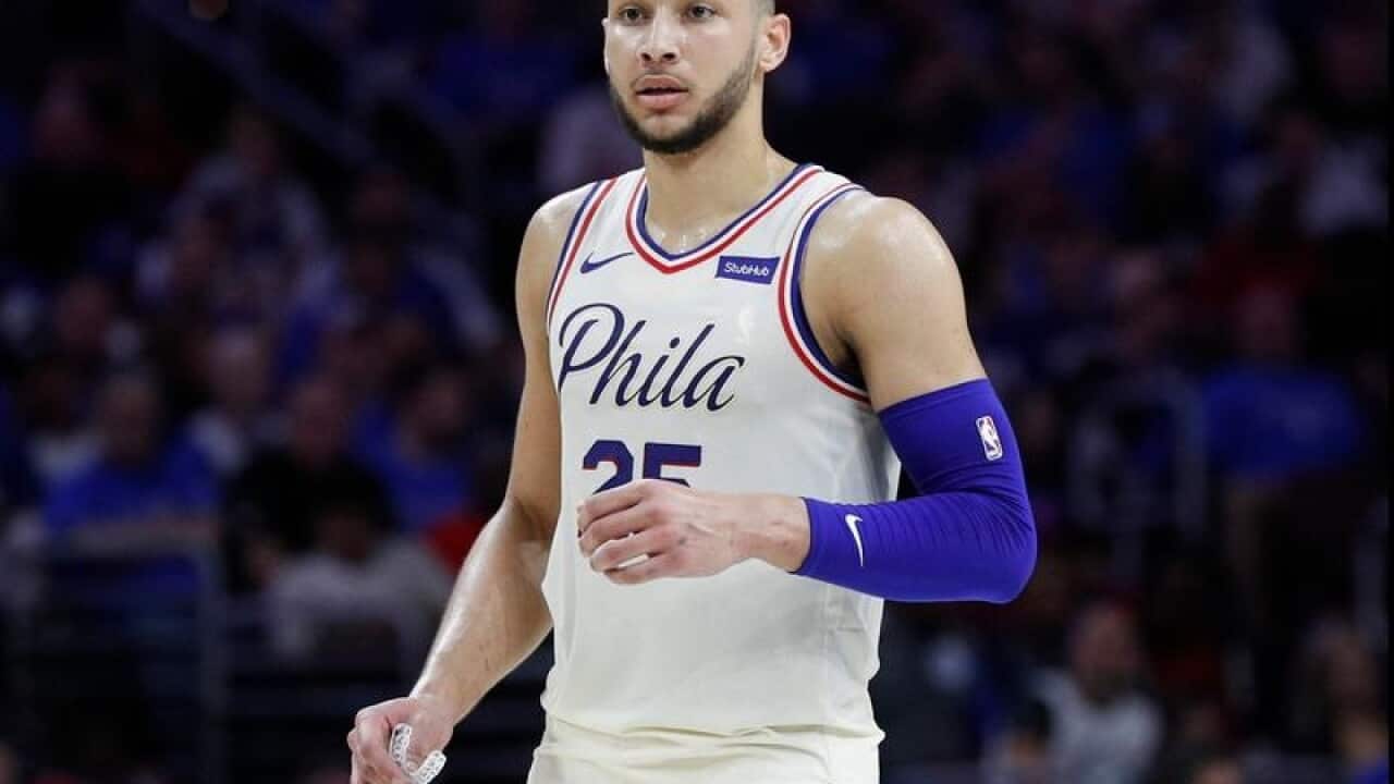 Australia's NBA star Ben Simmons of Philadelphia 76ers.