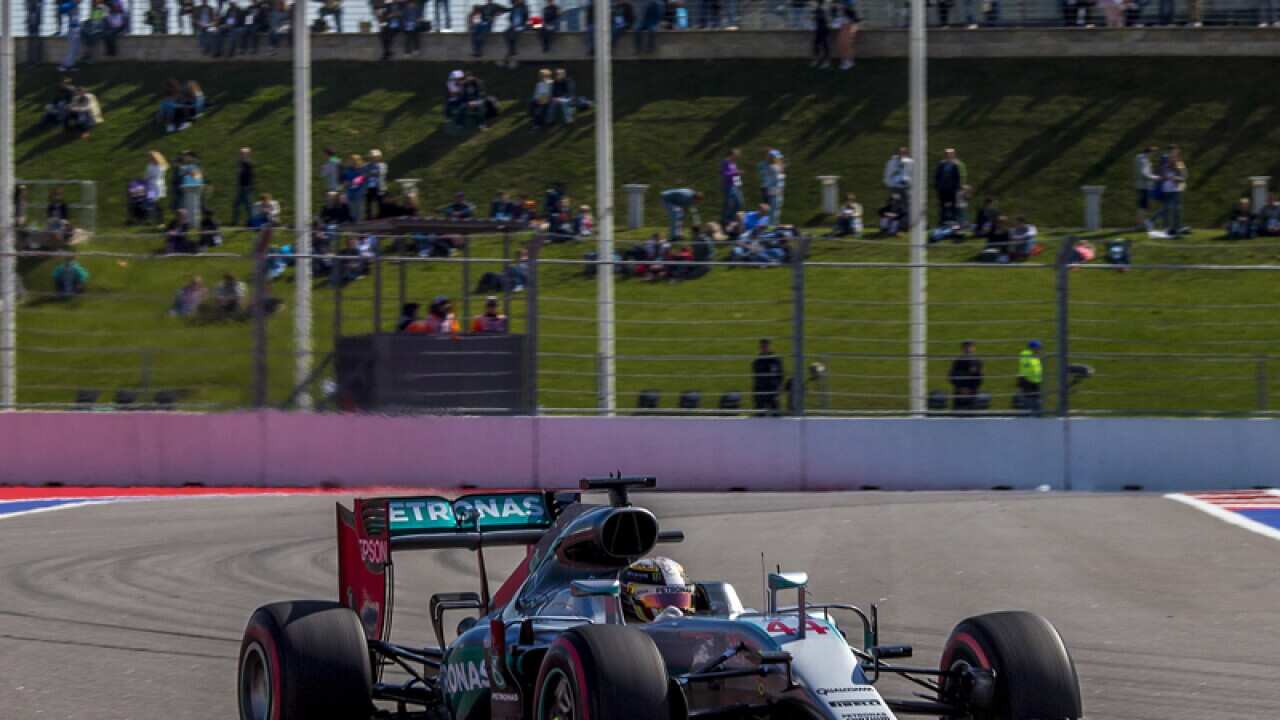 British Formula One driver Lewis Hamilton of Mercedes AMG GP