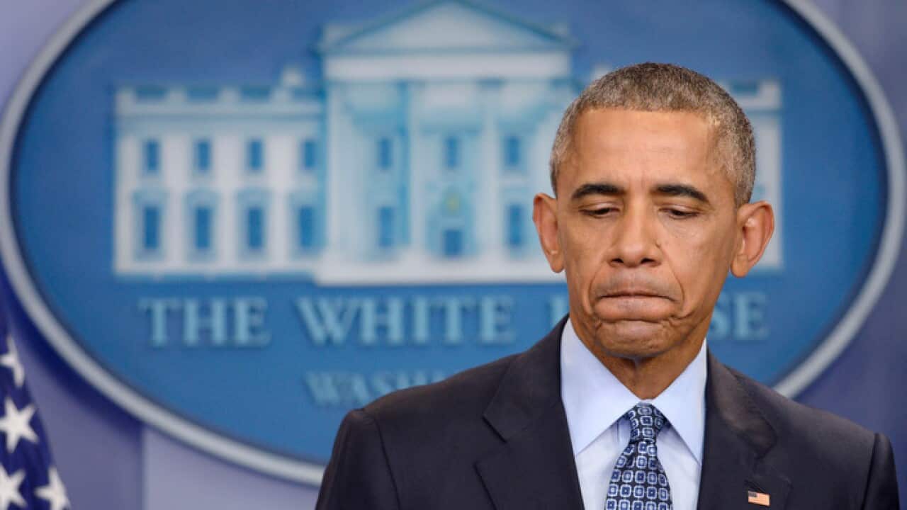 U.S President Obama holds his final press conference