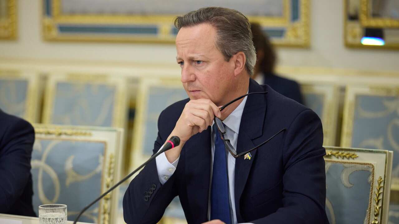 Britain's Foreign Secretary David Cameron