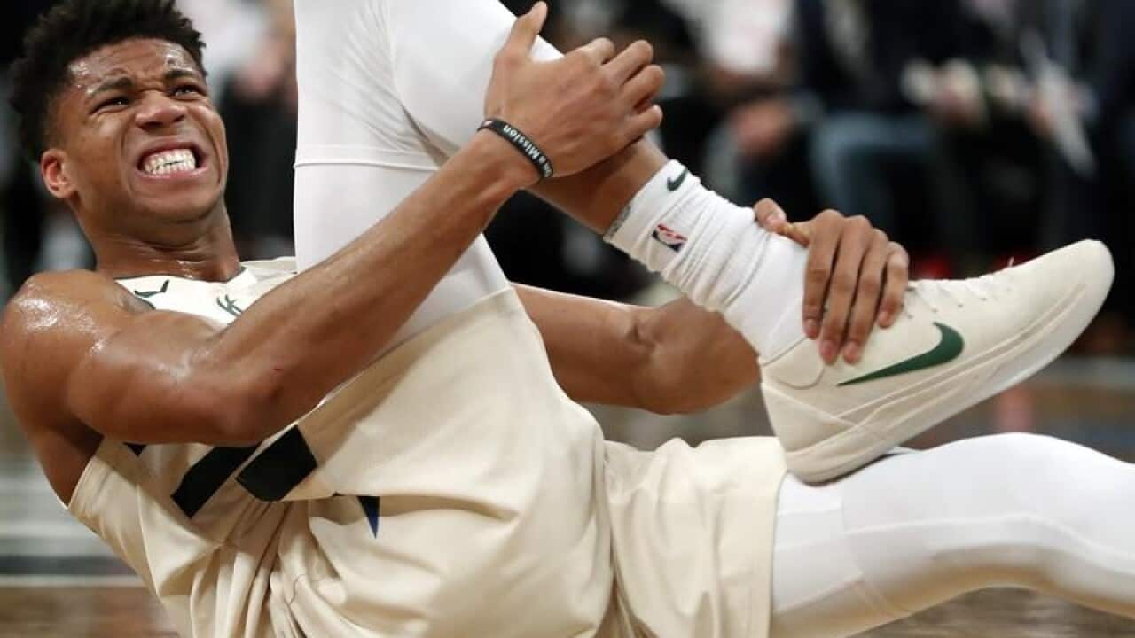 Milwaukee Bucks forward Giannis Antetokounmpo