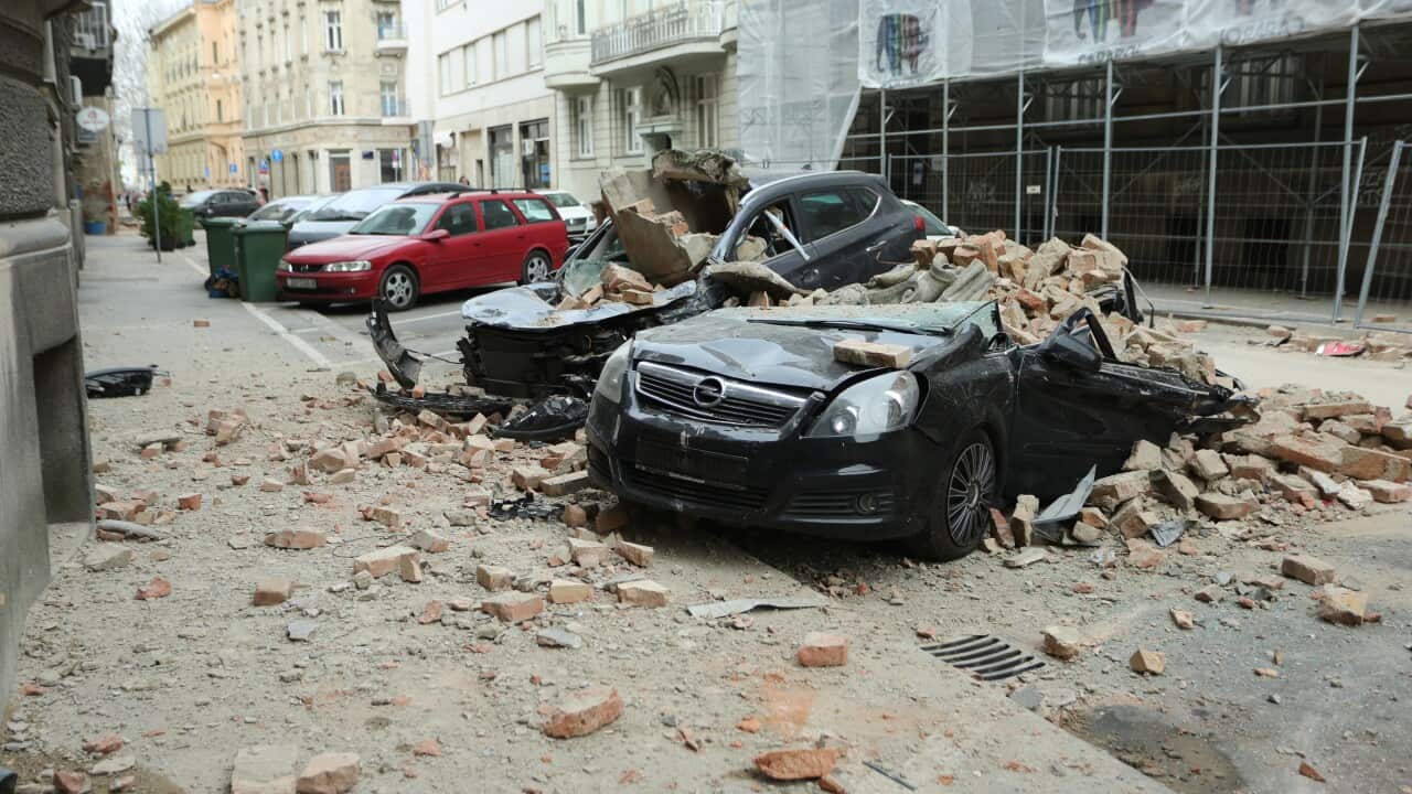 A strong earthquake shook Croatia and its capital on Sunday, causing widespread damage and panic.