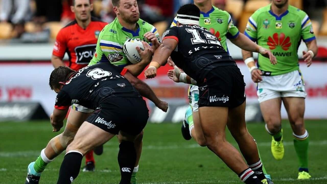 Elliott Whitehead of the Raiders