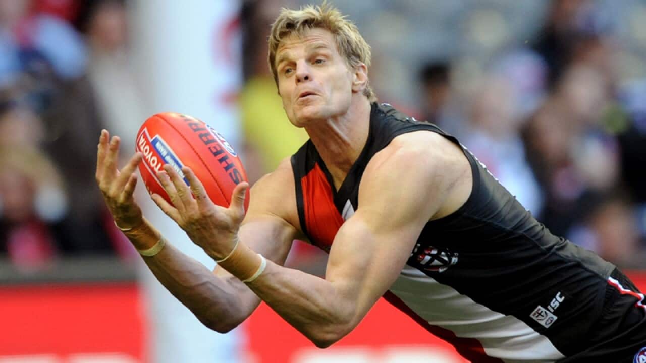 Nick Riewoldt of the Saints