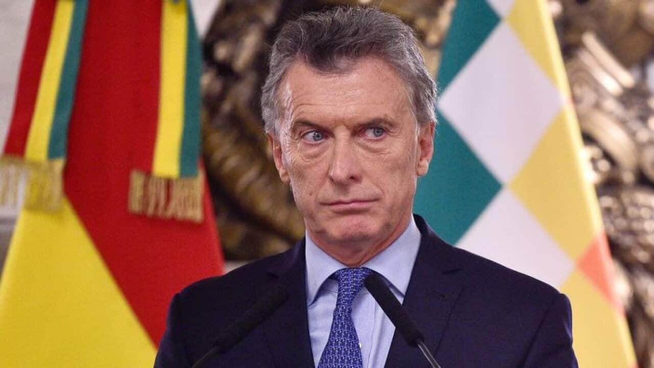 Argentina's President Mauricio Macri