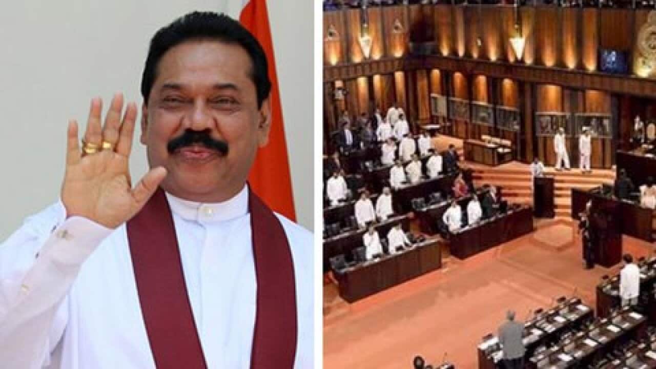 PM Mahinda Rajapaksha_SL Parliament