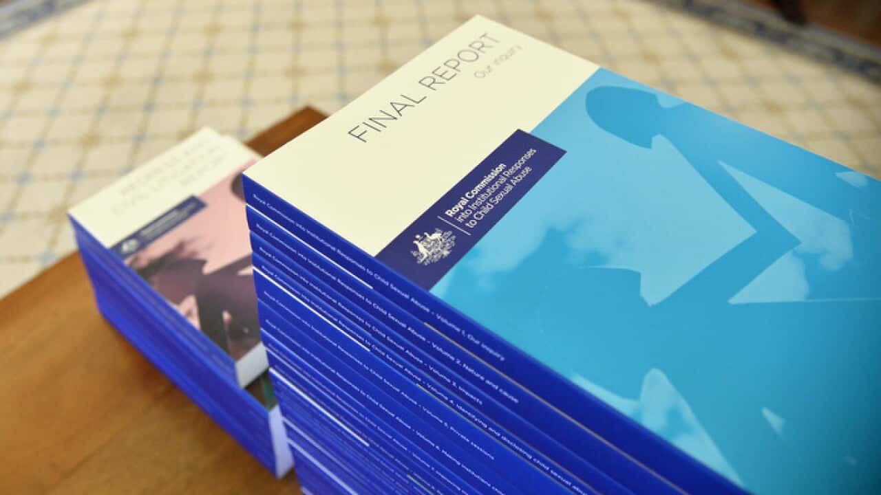 The volumes of the Final Report of the Royal Commission into Institutional Responses to Child Sexual Abuse.