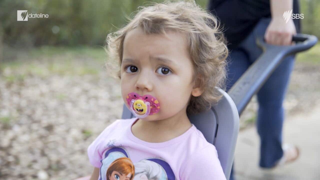 Laina has Acute Lymphoblastic Leukaemia. Her mother is worried the US government will stop paying for her care.