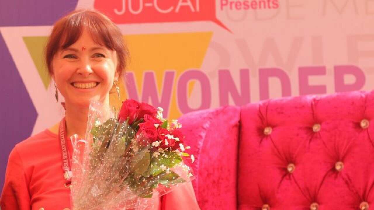 Galina Lazareva Visiting JECRC University, Rajasthan