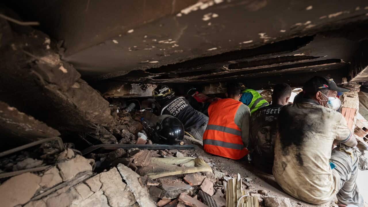 Search for missing persons in La Guaira after two earthquakes struck Venezuela