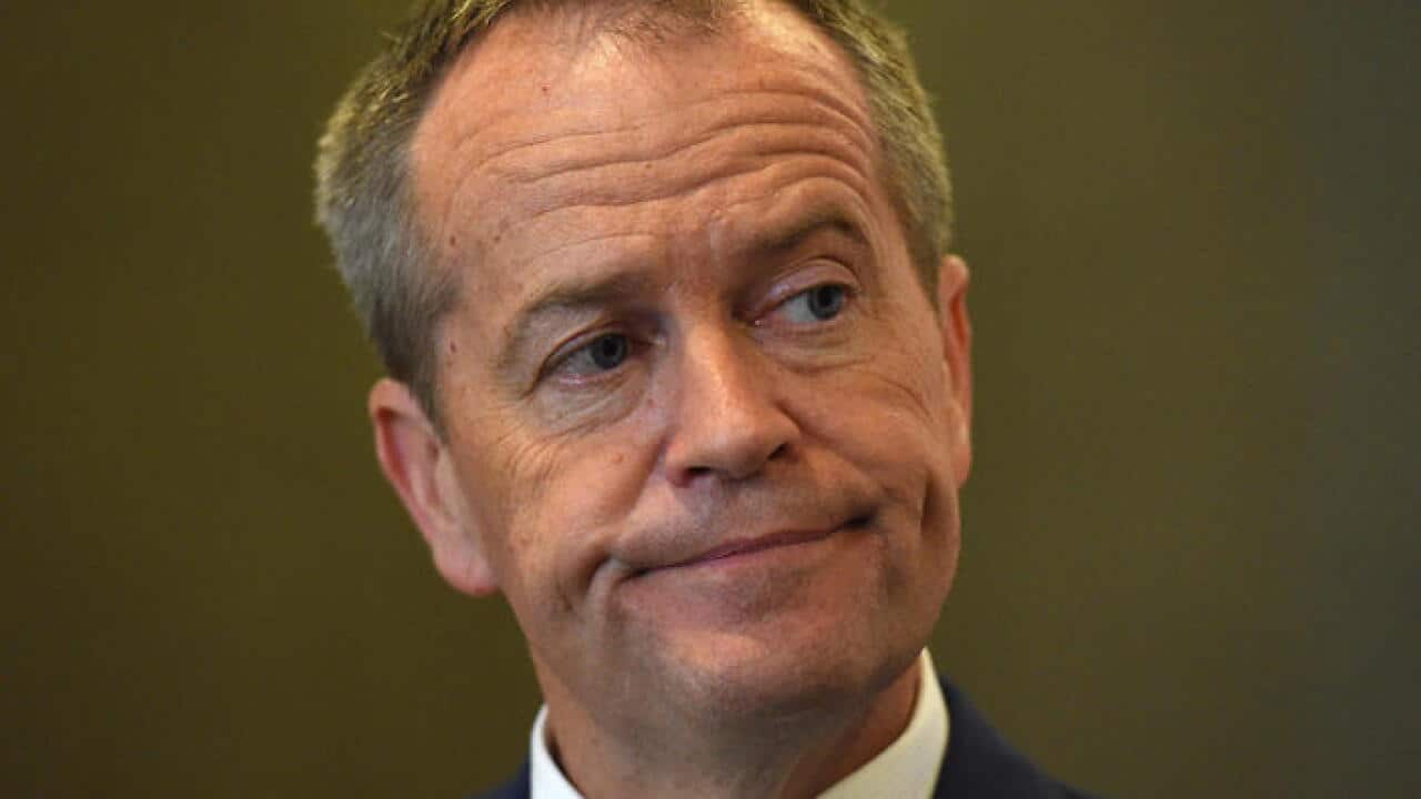 Leader of the Opposition Bill Shorten visits a dental centre in Sydney on Monday, March 21, 2016. (AAP Image/Mick Tsikas) NO ARCHIVING