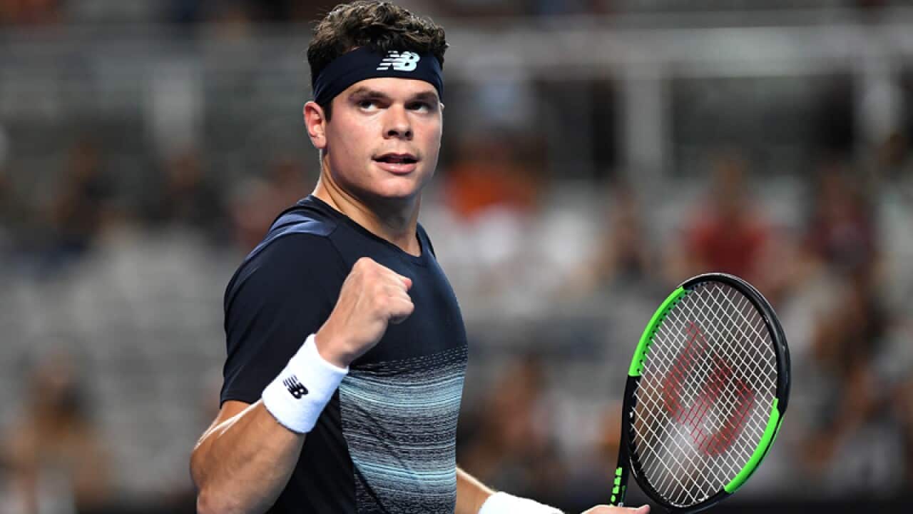 Milos Raonic of Canada