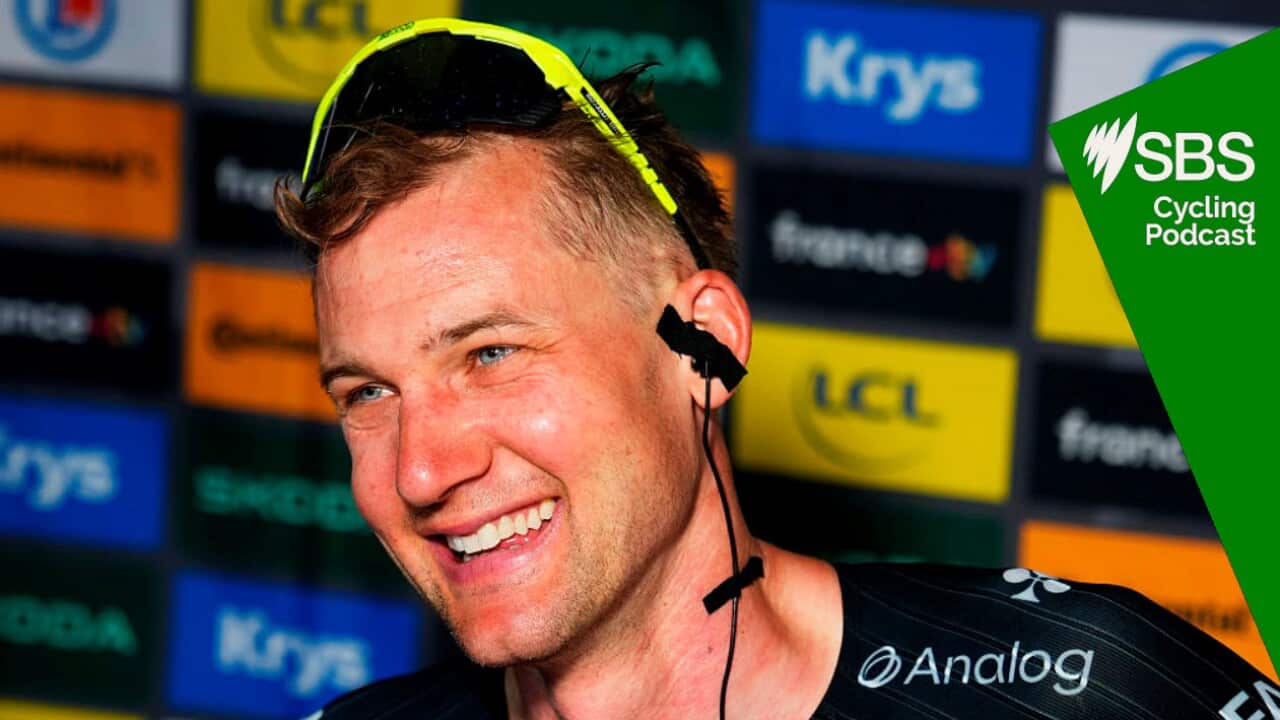 CARCASSONNE, FRANCE - JULY 20: Stage winner Tim Wellens of Belgium and UAE Team Emirates - XRG reacts after the 112th Tour de France 2025, Stage 15 a 169.3km stage from Muret to Carcassonne / #UCIWT / on July 20, 2025 in Carcassonne, France. (Photo by Mosa'ab Elshamy - Pool/Getty Images)