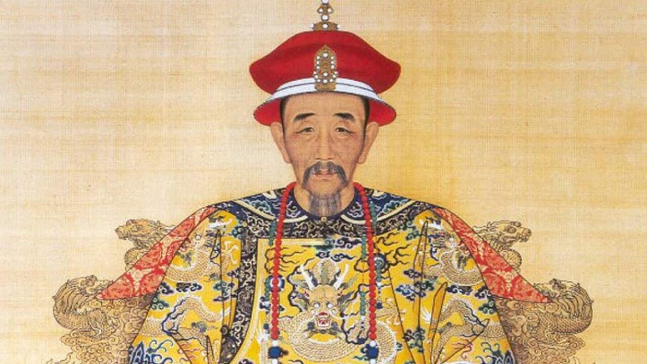 Portrait of the Kangxi Emperor in Court Dress