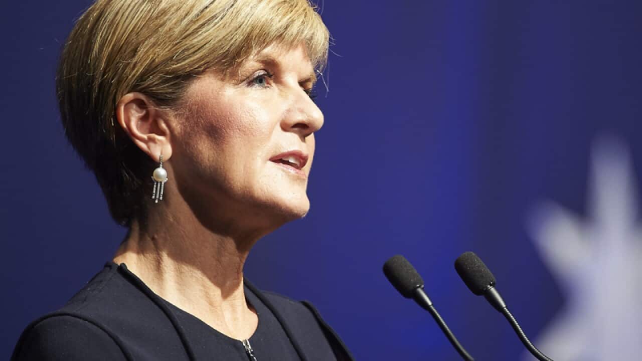 Foreign Minister Julie Bishop