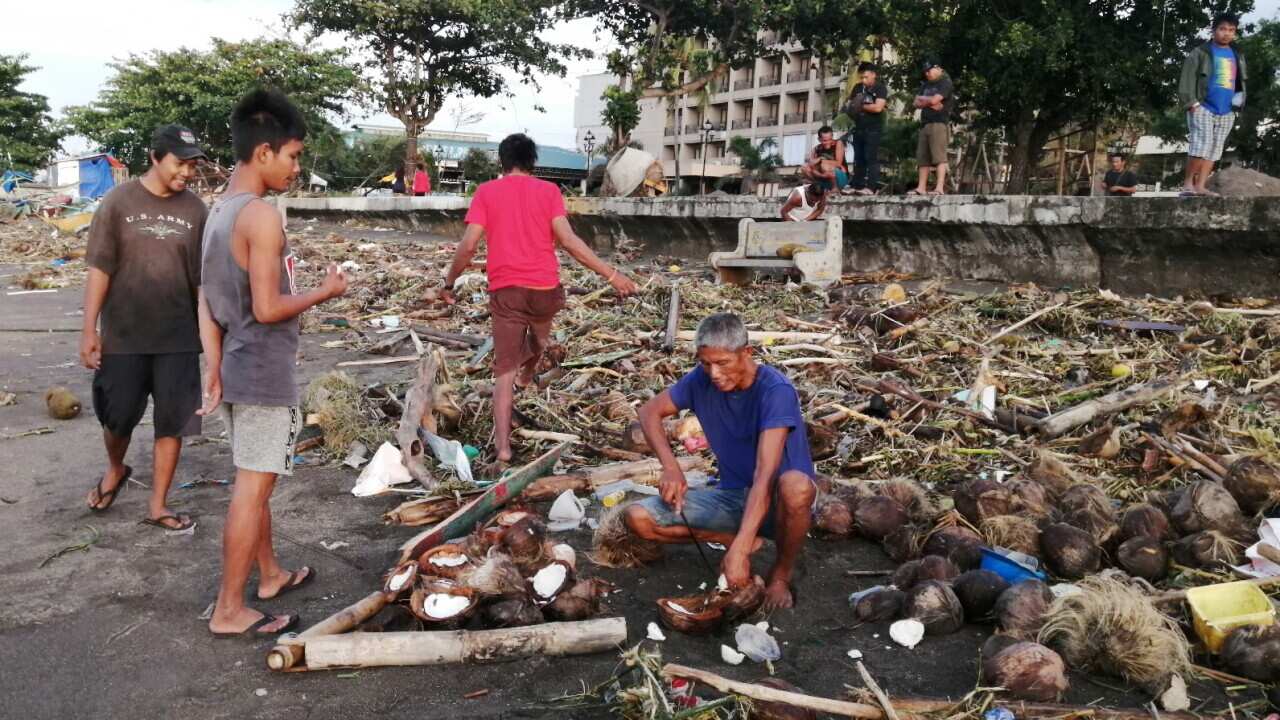 Typhoon Phanfone hits the Philippines