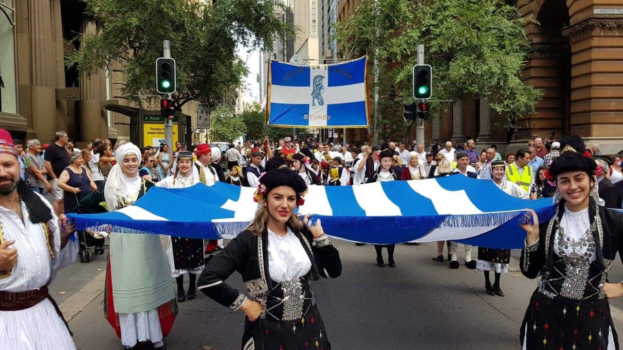 Στιγμιότυπο από τους περσινούς εορτασμούς στο Σύδνεϋ για την 25η Μαρτίου