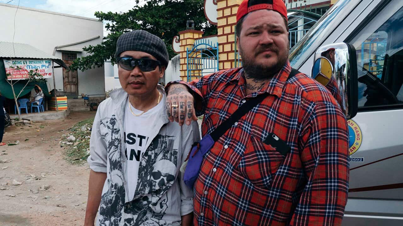 Matty Matheson with Master Rang in Hanoi