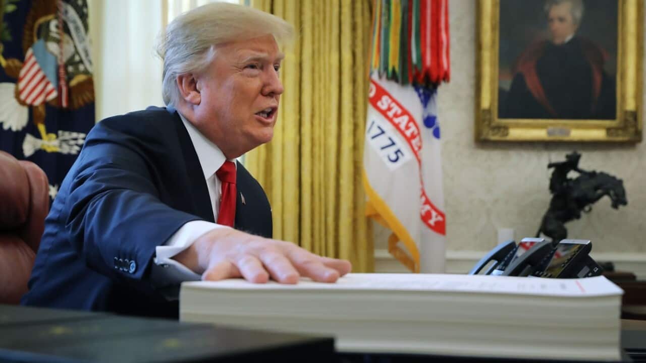 File image of US President Donald Trump